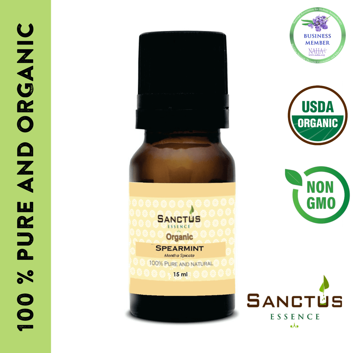 Beat Queasiness With Spearmint Organic Essential Oils | Sanctus