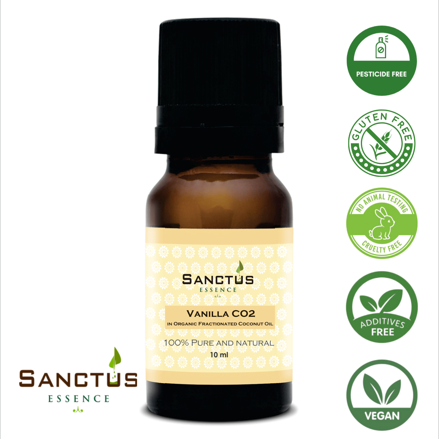 Vanilla CO2 in Organic Fractionated Coconut Oil