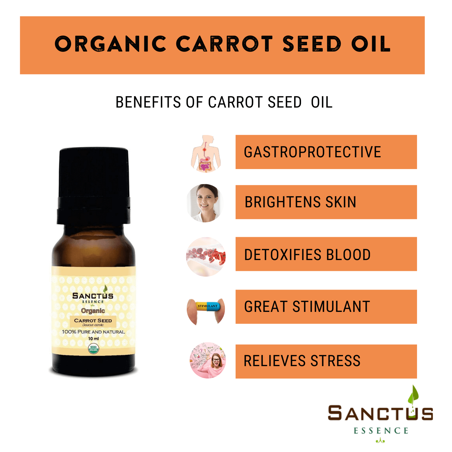 Organic Carrot seed oil