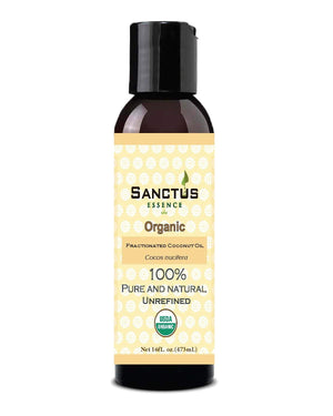 Organic Fractionated Coconut Oil - Sanctus Essence